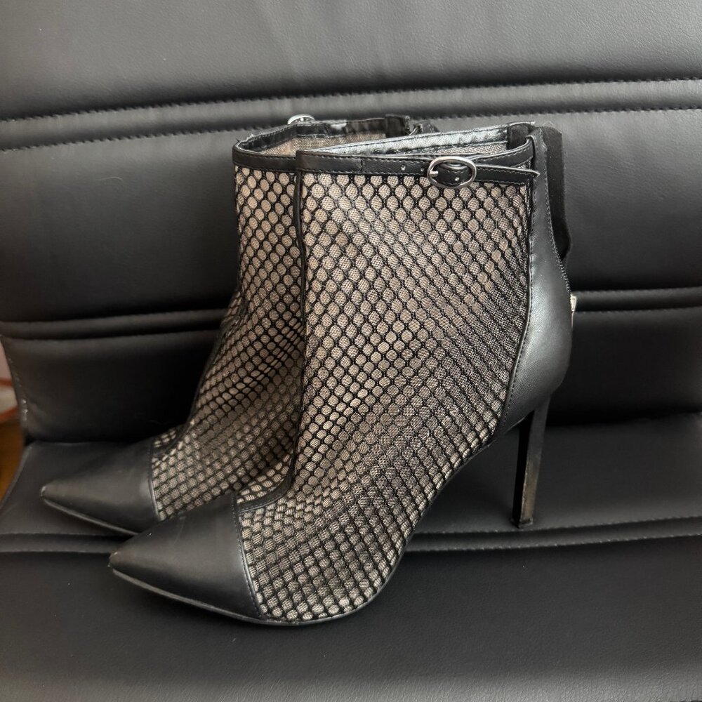 Nine West Mesh Net Boots 8